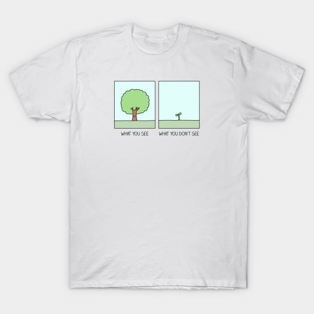 Growth is a process T-Shirt by milkyprint